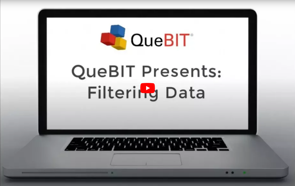 QueBIT Presents - Filtering Data - YouTube